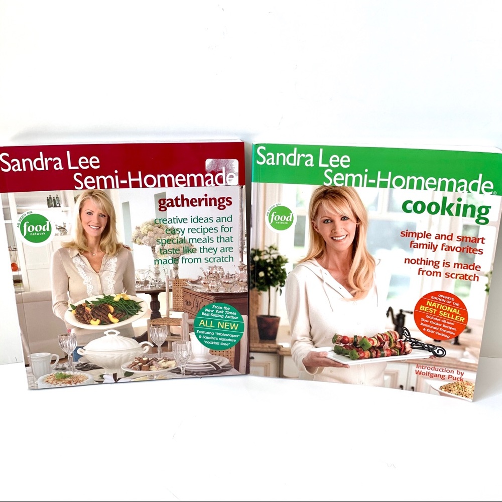 SANDRA LEE Bundle of 2 Cookbooks